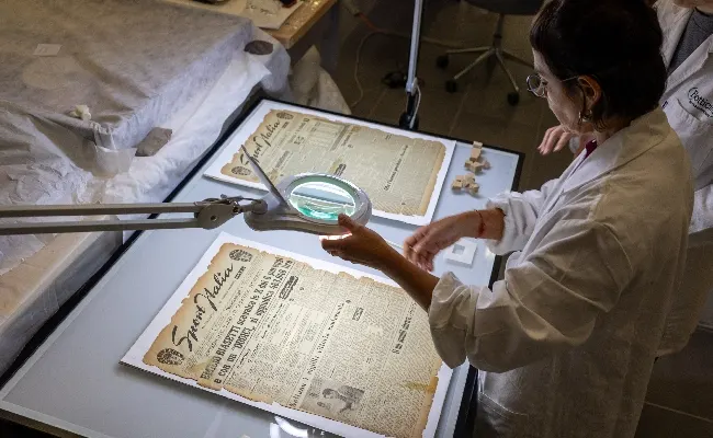 Memorie di carta, Sisal e la Scuola di Restauro di Botticino insieme per il restauro di Sport Italia: un viaggio nel tempo per gli 80 anni dell’azienda