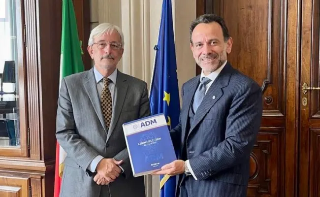 Adm, il direttore generale Minenna presenta il Libro Blu 2020 al Procuratore Generale della Cassazione
