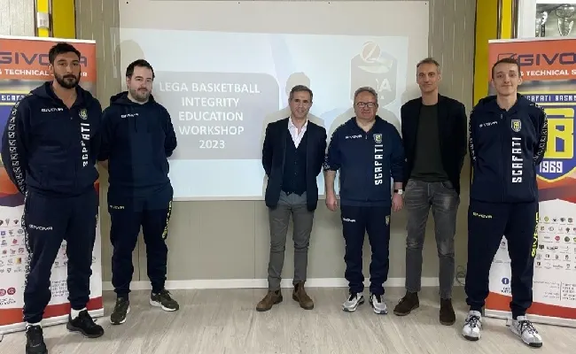 LBA e Sportradar hanno fatto tappa a Scafati: si è tenuto oggi il workshop sull’integrità del gioco e la lotta alle partite truccate