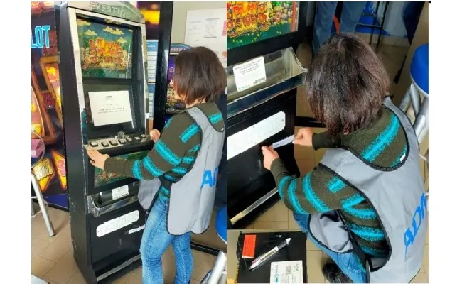Gioco illegale, controlli Adm in Abruzzo: sequestrata una slot a Vasto (CH)