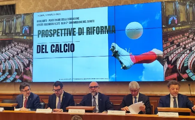 Riforma del calcio, Abodi (min. Sport): “Stop al divieto di pubblicità per distinguere gioco legale e illegale”