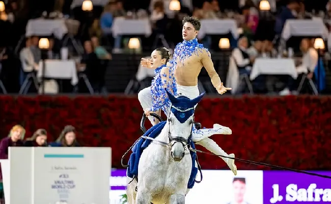 Volteggio: Pas-de-deux tutto d’oro per Greggio e Zanella nella finale di Coppa del Mondo