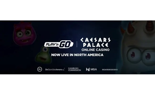 Play'n GO annuncia una partnership con l’operatore nordamericano Caesars Entertainment