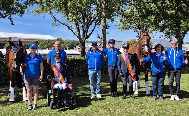 Europei, Paradressage: Italia da record con Morganti d’argento e Salvadè di bronzo nel Freestyle di Ermelo