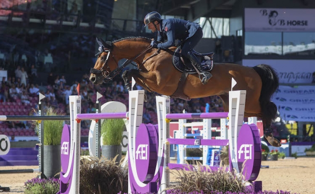 Equitazione salto ostacoli Mondiali Herning De Luca