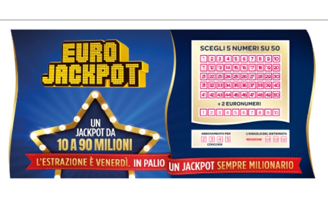 Eurojackpot quattro anni fa a Civitanova Marche (MC) vinti 96 mila euro con un 5+1