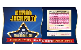 Eurojackpot: centrati quattro 5+1 da oltre 379mila euro nel concorso di martedì 6 giugno 2023