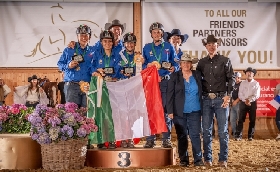 Campionati Mondo Reining Team Italia Young Reiners oro Givrins