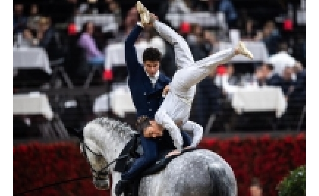 Equitazione Coppa del Mondo di Volteggio: Rebecca Greggio e Davide Zanella un Pas de deux tutto d’oro