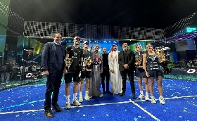 Padel Riyadh Season P1 vincono numeri 1 Titolo Lebron Galan Josemaria Sanchez