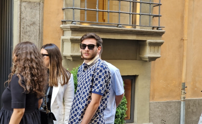 Piazza Siena sfilata Polo Kvaratskhelia tripudio tifosi selfie autografi