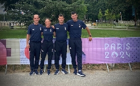 equitazione Parigi 2024: l'Italia Team del concorso completo arrivato a Versailles