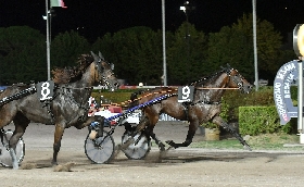 Ippica il sabato post Ferragosto all'Ippodromo Snai Sesana conferma la vena vincente di Goldie Home nel clou della serata per il Premio Sari del Rosso 