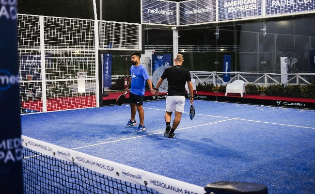 Mediolanum Padel Cup a Roma via al tabellone principale. Azzurri protagonisti e domenica in campo le leggende di Roma e Lazio