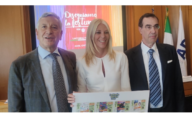 Adm IV Edizione di “Disegniamo la fortuna”: presentati i biglietti della Lotteria Italia 2024