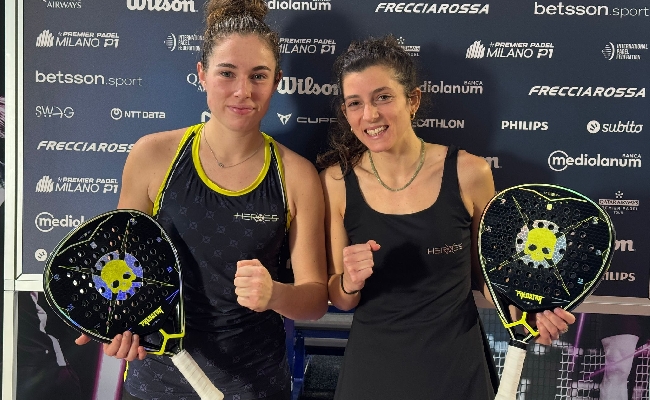 Milano Premier Padel P1. Dal Pozzo Baldi che favola! Battute Arellano e Lujan le italiane si qualificano al tabellone principale