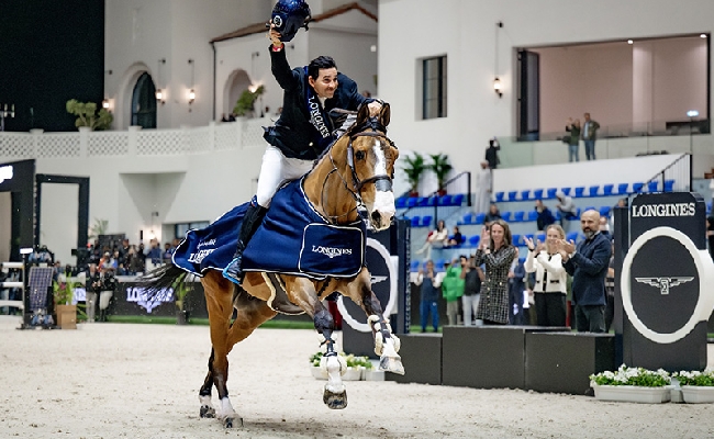 Equitazione salto ostacoli: Guido Grimaldi firma il Gran Premio di Coppa del Mondo di Abu Dhabi