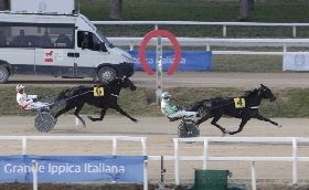 Ippica all'Ippodromo Snai San Siro domenica di trotto con lo squillo di Frencis Zl nel Premio Gitana d'Asolo