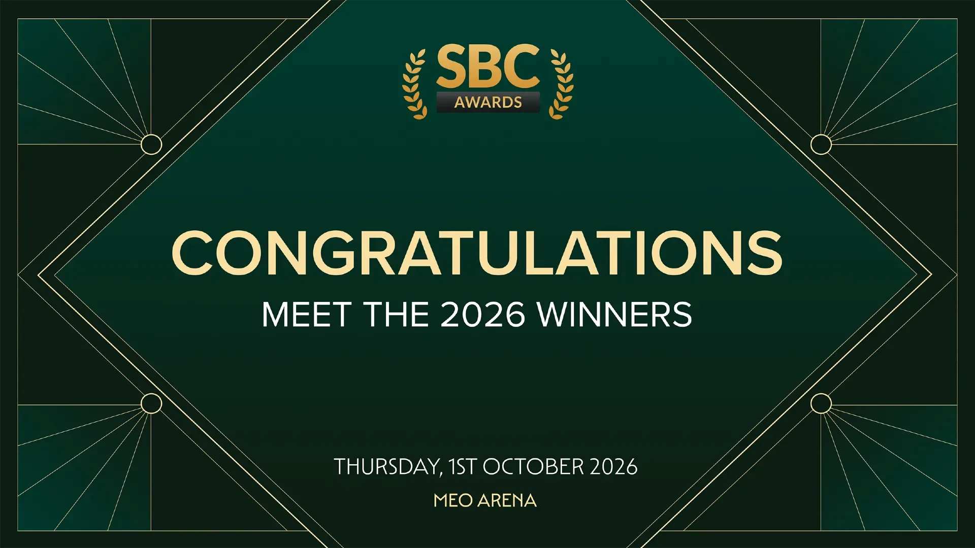 SBC Summit, annunciati i vincitori degli SBC Awards 2026