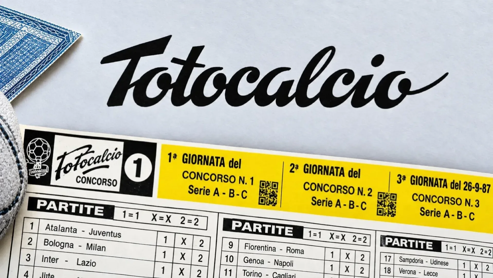 Totocalcio: nell’ultimo concorso centrati sei “13” da oltre 5mila euro, giocate oltre 44mila schedine
